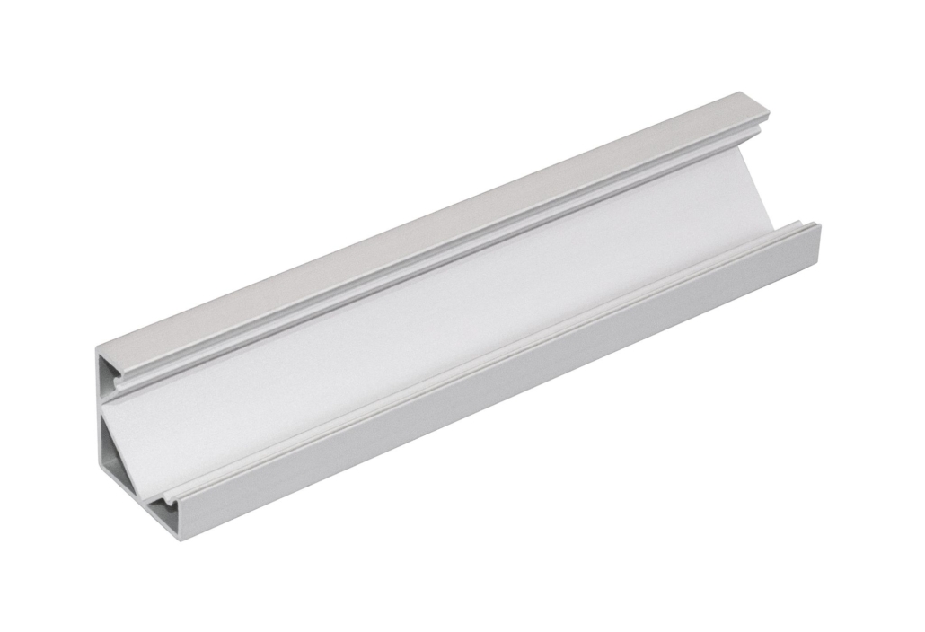 profil led kątowy srebrny